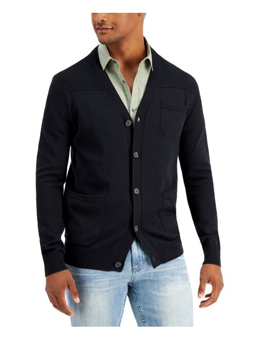 Alfani Men's Solid Pocket Cardigan, Created for Macy's