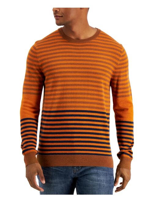 Alfani Men's Simple Stripe Sweater, Created for Macy's