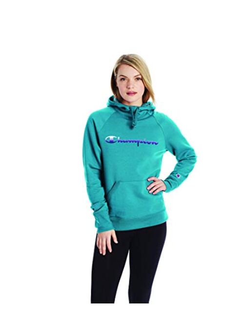 Champion Women's Powerblend Fleece Hoodie, Full Script