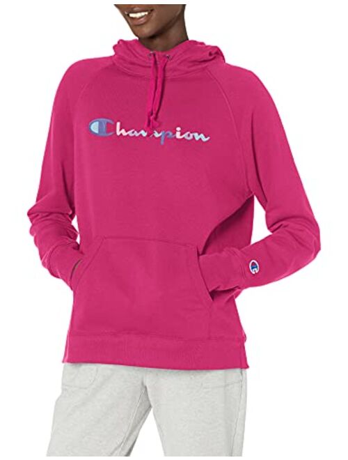 Champion Women's Powerblend Fleece Hoodie, Full Script