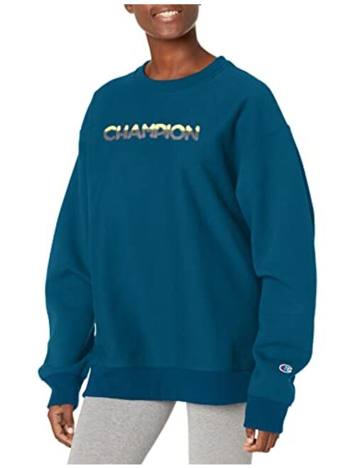 Champion Women's Reverse Weave Crew Neck Sweatshirt (Plus Size)