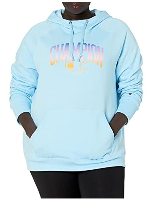 Champion Women's Plus Powerblend Graphic Hoodie