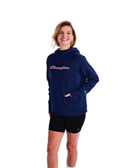 Women's Powerblend Fleece Hoodie, Classic Script Logo