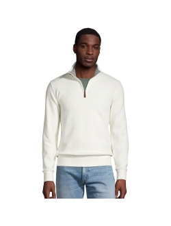 Bedford Regular-Fit Ribbed Quarter-Zip Pullover Sweater