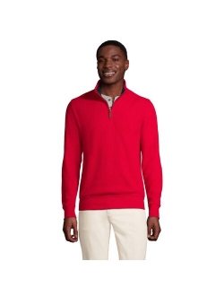 Bedford Regular-Fit Ribbed Quarter-Zip Pullover Sweater