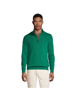 Bedford Regular-Fit Ribbed Quarter-Zip Pullover Sweater