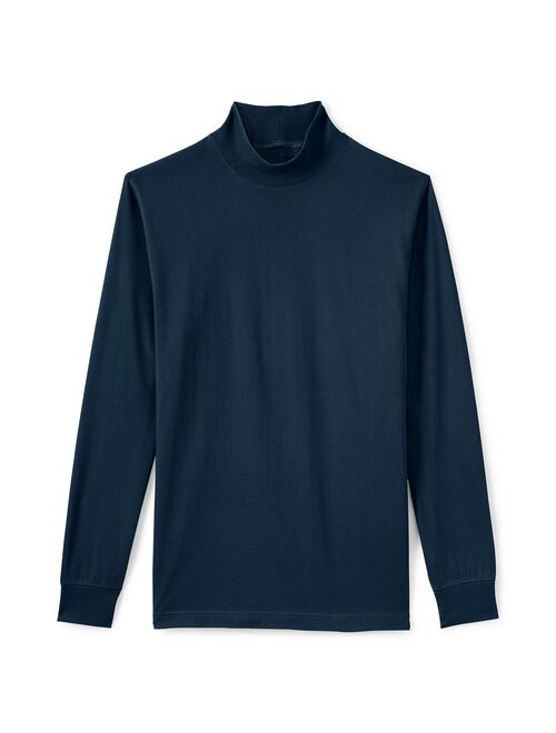 Men's Lands' End Super-T Mock Turtleneck