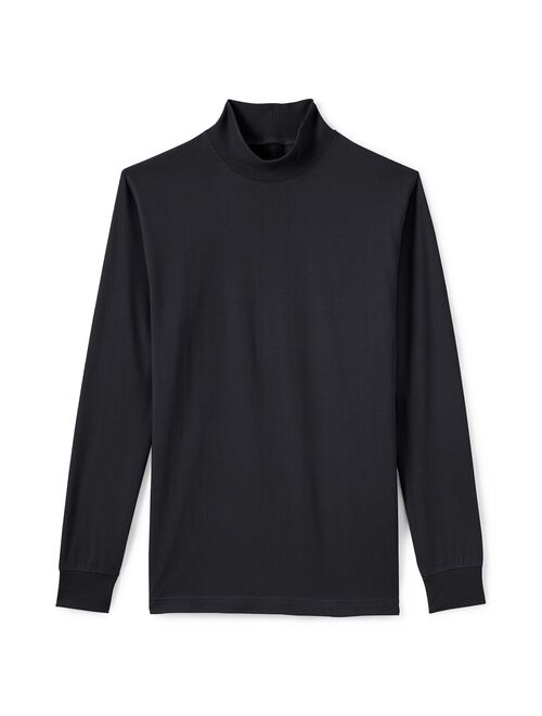 Men's Lands' End Super-T Mock Turtleneck