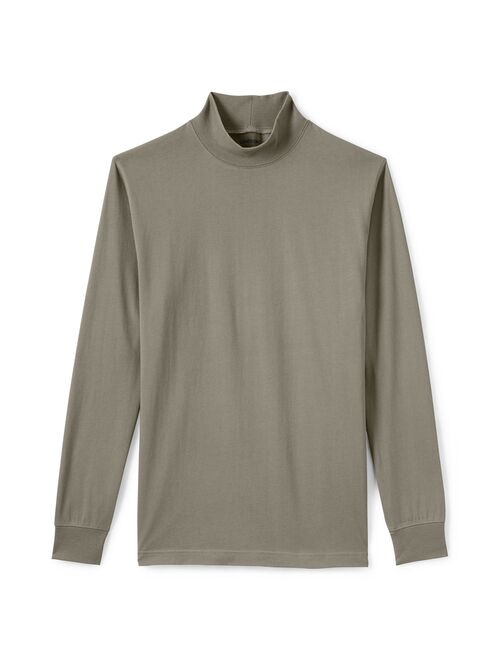 Men's Lands' End Super-T Mock Turtleneck