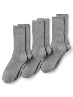 Seamless Toe Cotton 3-Pack Crew Socks