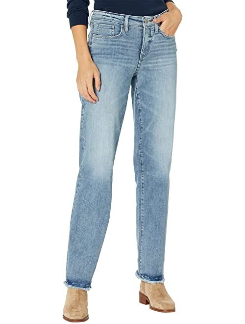 Nydj Relaxed Straight Leg Jeans in Stonington