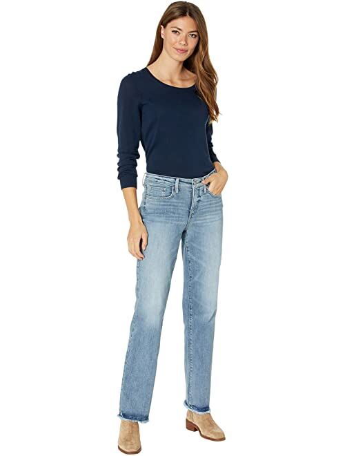 Nydj Relaxed Straight Leg Jeans in Stonington