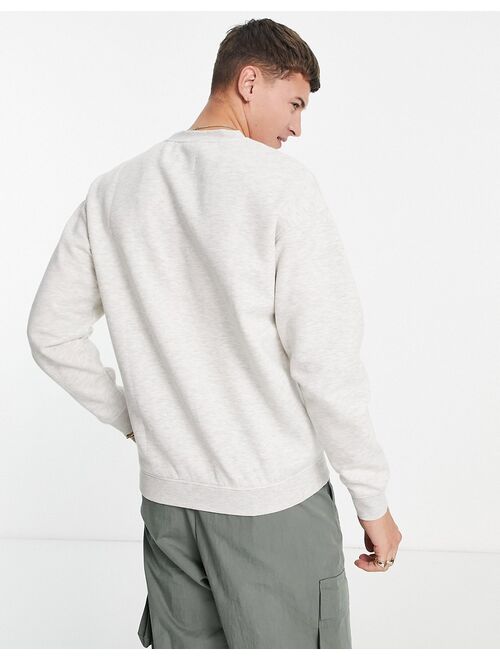 Jack & Jones Originals oversized sweatshirt in light gray