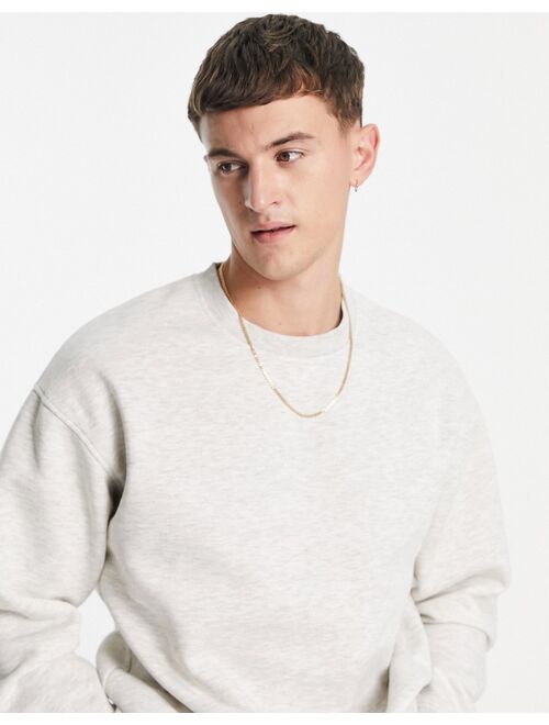 Jack & Jones Originals oversized sweatshirt in light gray