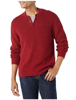 Men's Long-Sleeve Soft Touch Henley Sweater