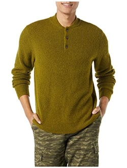 Men's Long-Sleeve Soft Touch Henley Sweater