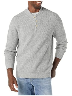 Men's Long-Sleeve Soft Touch Henley Sweater