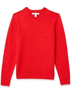 Men's Long-Sleeve Soft Touch V-Neck Sweater