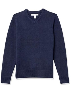 Men's Long-Sleeve Soft Touch V-Neck Sweater