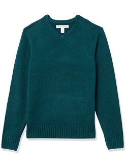 Men's Long-Sleeve Soft Touch V-Neck Sweater