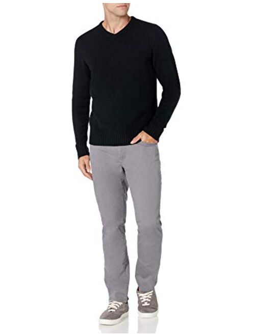 Amazon Essentials Men's Long-Sleeve Soft Touch V-Neck Sweater