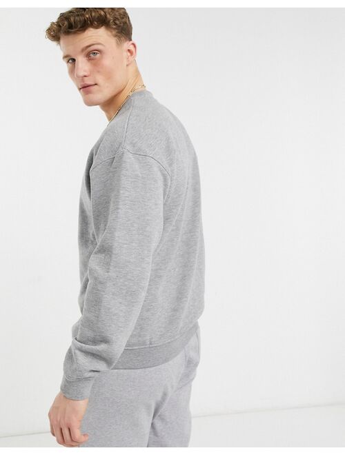 Jack & Jones Originals crew sweatshirt in gray