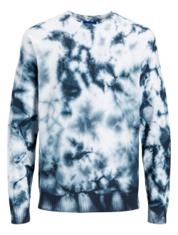 Men's Blurry Tie Dye Crewneck Sweatshirt