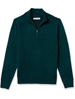 Men's Long-Sleeve Soft Touch Quarter-Zip Sweater