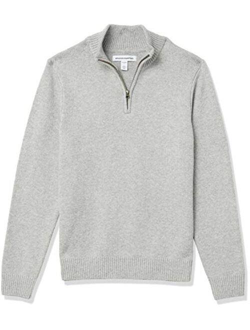 Amazon Essentials Men's Long-Sleeve Soft Touch Quarter-Zip Sweater