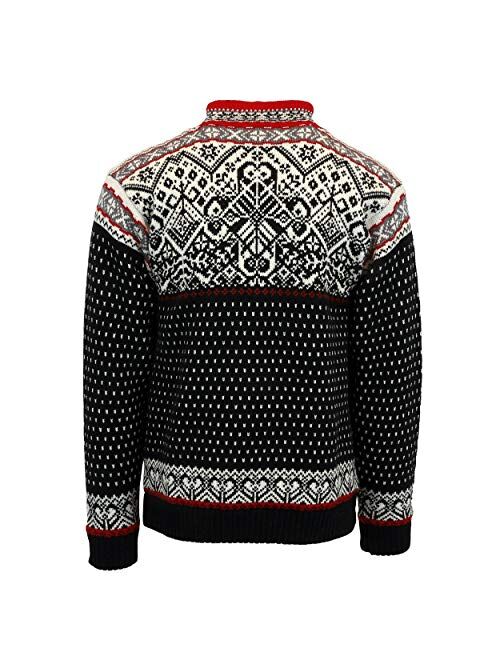 ICEWEAR Björn Wool Lined Sweater Norwegian Style Quarter Zip Light 100% Worsted Wool Long Sleeve Outdoor Sweater