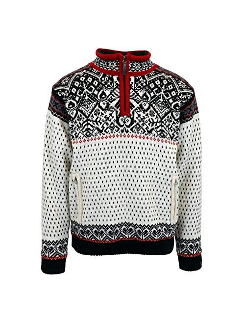 ICEWEAR Björn Wool Lined Sweater Norwegian Style Quarter Zip Light 100% Worsted Wool Long Sleeve Outdoor Sweater