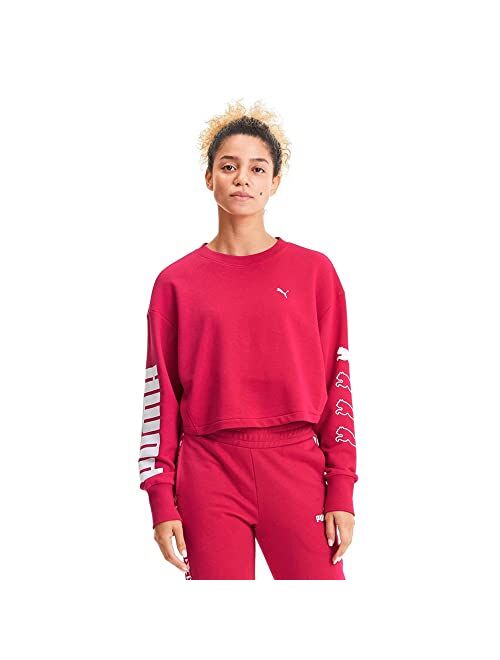 PUMA Women's Rebel Crew Neck Sweatshirt