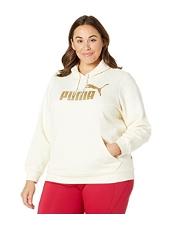 Women's Plus Size Essentials Logo Fleece Hoodie