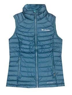 Women's White Out Puffer Omni Heat Full Zip Insulated Vest