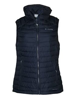 Women's White Out Puffer Omni Heat Full Zip Insulated Vest