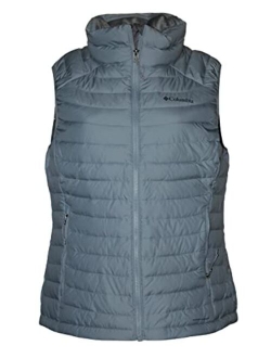 Women's White Out Puffer Omni Heat Full Zip Insulated Vest