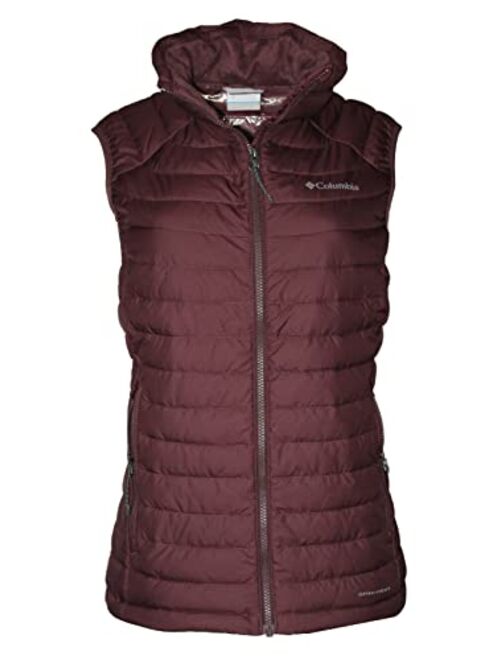 Columbia Women's White Out Puffer Omni Heat Full Zip Insulated Vest