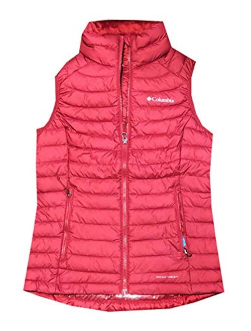 Columbia Women's White Out Puffer Omni Heat Full Zip Insulated Vest