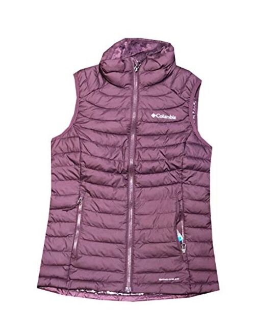 Columbia Women's White Out Puffer Omni Heat Full Zip Insulated Vest