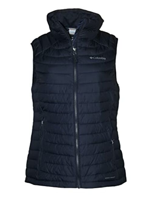 Columbia Women's White Out Puffer Omni Heat Full Zip Insulated Vest