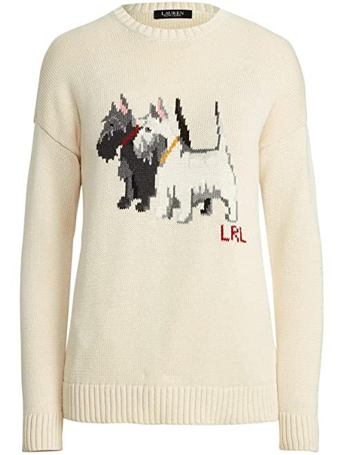 Polo Ralph Lauren Intarsia Knit Cotton Sweater