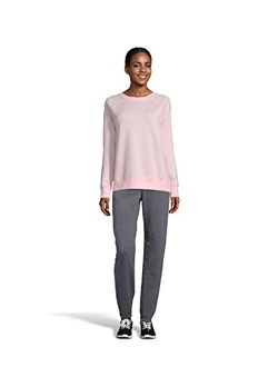 Luxe Collection Women's Fleece Raglan Sleeve Sweatshirt