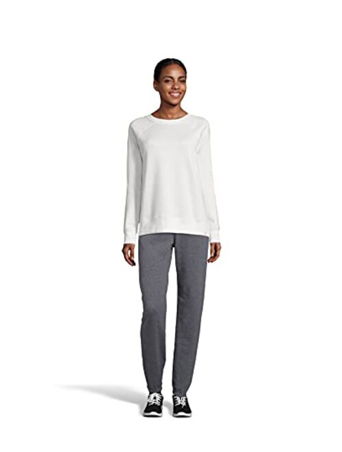 Hanes Luxe Collection Women's Fleece Raglan Sleeve Sweatshirt