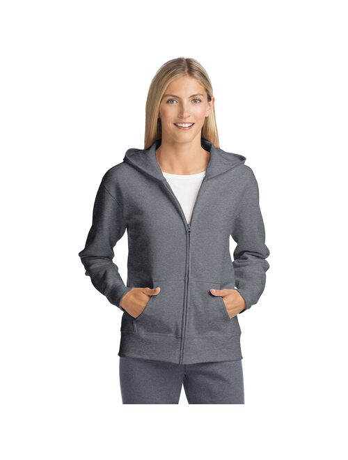 Women's Hanes® EcoSmart Full-Zip Hoodie Sweatshirt