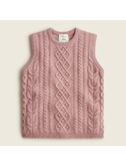 Limited-edition DEMYLEE New York X J.Crew cable-knit sweater-vest