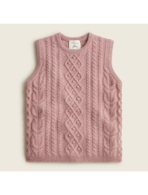 Limited-edition DEMYLEE New York ™ X J.Crew cable-knit sweater-vest