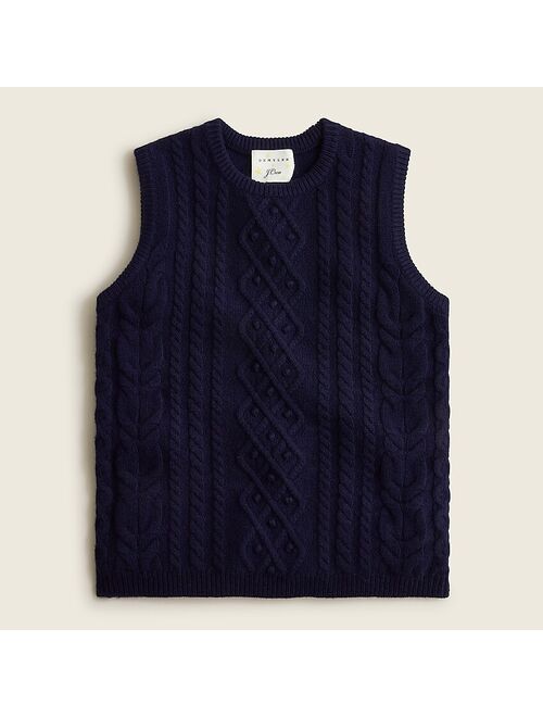 Limited-edition DEMYLEE New York ™ X J.Crew cable-knit sweater-vest