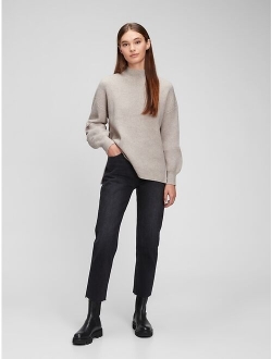 Oversized Funnel-Neck Sweater