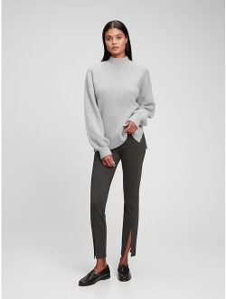 Oversized Funnel-Neck Sweater