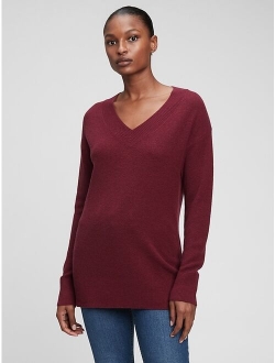 Textured V-Neck Sweater